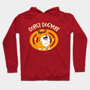 Corgi Dogmas not Merry Christmas Hoodie